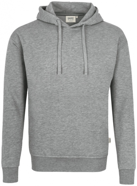 HAKRO Kapuzen-Sweatshirt Bio-Baumwolle GOTS, langarm, 290 g/m², grau meliert