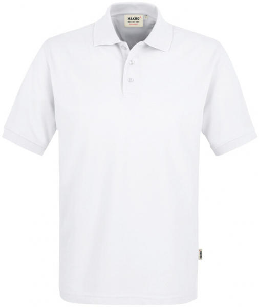 HAKRO Poloshirt MIKRALINAR® ECO, 1/2 Arm, 200 g/m², weiß