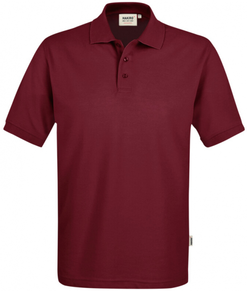 HAKRO Poloshirt MIKRALINAR® ECO, 1/2 Arm, 200 g/m², weinrot