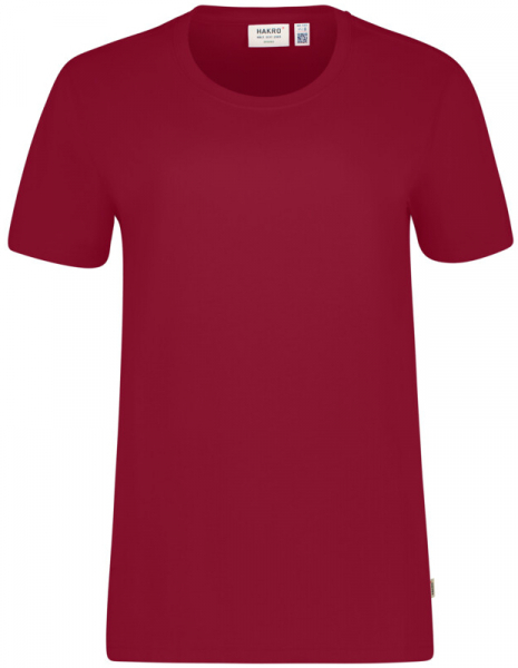 HAKRO T-Shirt Bio-Baumwolle GOTS, 1/2 Arm, 160 g/m², weinrot