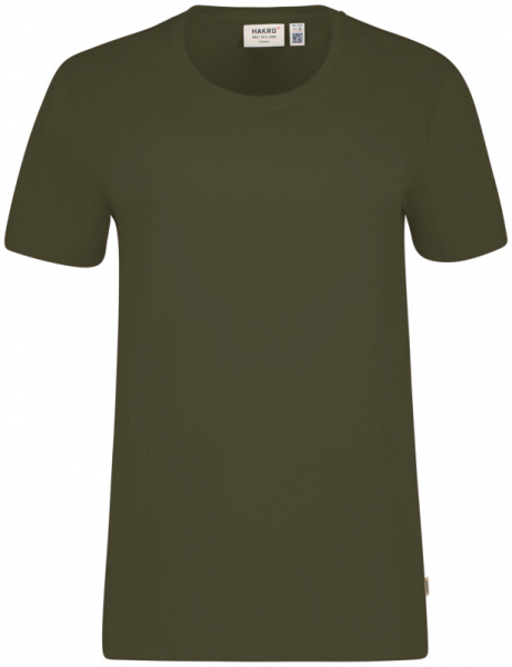 HAKRO T-Shirt Bio-Baumwolle GOTS, 1/2 Arm, 160 g/m², olive