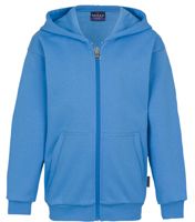 HAKRO-Workwear, Kids-Kapuzen-Jacke Premium, malibu-blue