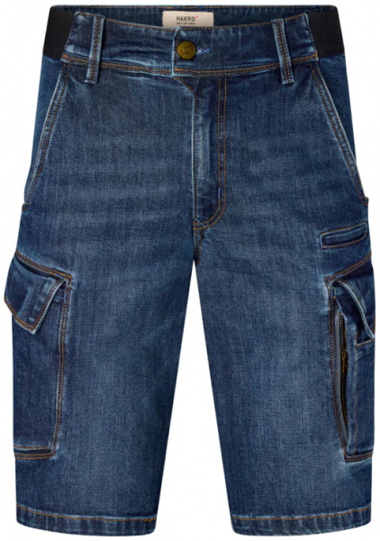 HAKRO-Worker-Jeansshorts DYNEEMA X-Stretch Eco, Farbe: indigo