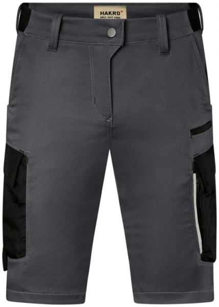 HAKRO- Worker-Performance-Shorts ECO, Farbe: karbongrau