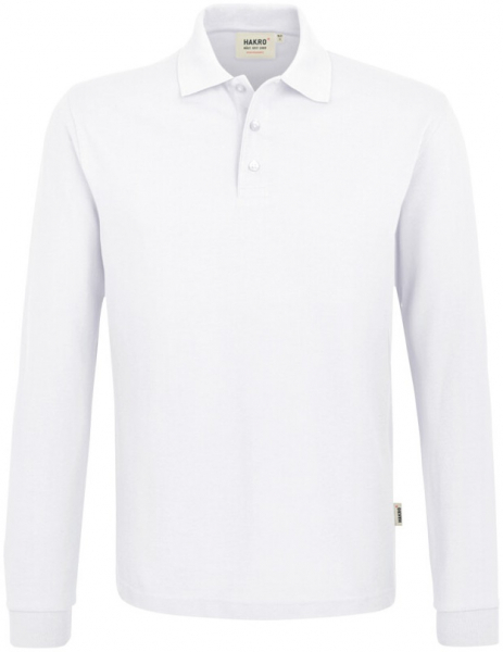 HAKRO-Worker-Shirts, Longsleeve-Poloshirt Performance, weiß