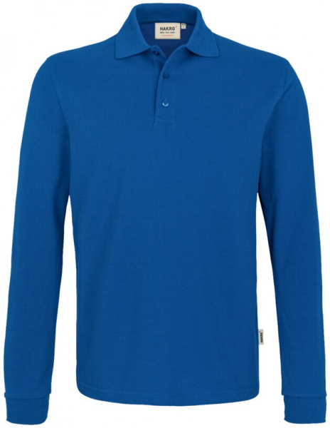 HAKRO-Worker-Shirts, Longsleeve-Poloshirt Performance, royal