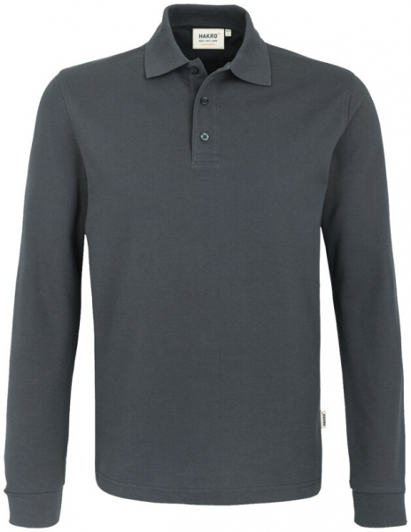 HAKRO-Worker-Shirts, Longsleeve-Poloshirt Performance, anthrazit