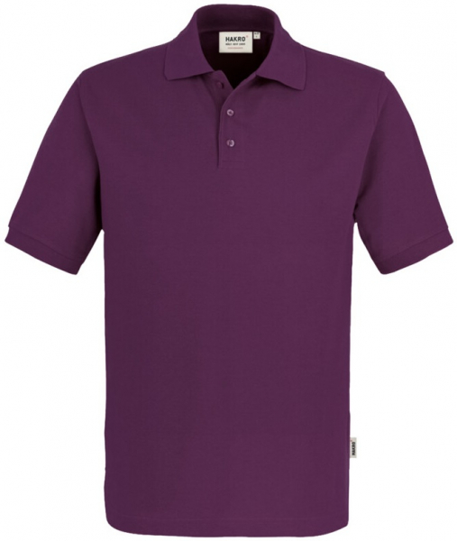 HAKRO-Worker-Shirts, Poloshirt Performance, aubergine
