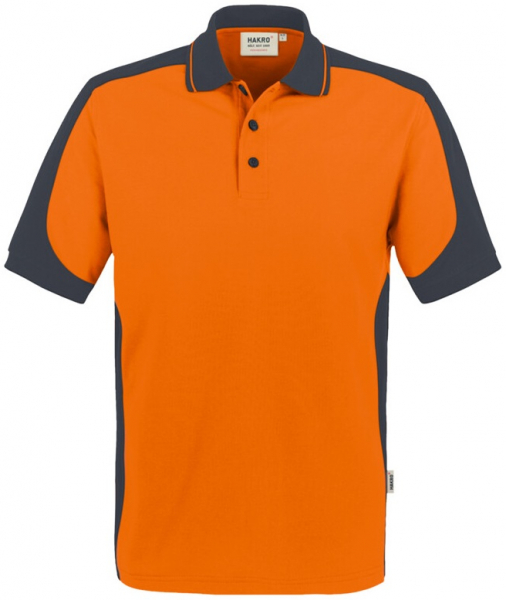 HAKRO-Worker-Shirts, Poloshirt-Contrast Performance, orange