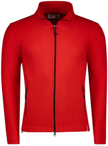 HAKRO Fleecejacke ECO, langarm, 230 g/m², rot