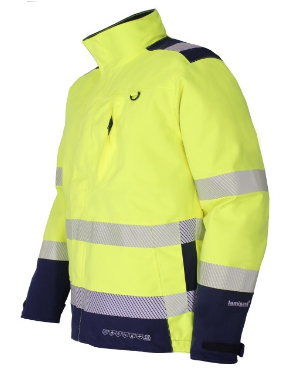 KIND-Multifunktions-Latzhose, FA 4000 ULTRA, warngelb/navy