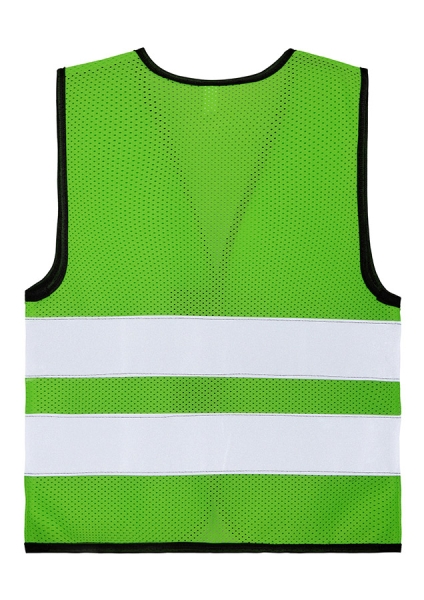 Korntex® Kinder Mesh Warnweste Korfu - Neongrün