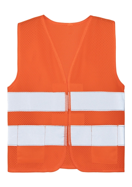 Korntex® Kinder Mesh Warnweste Korfu - Signal-Orange