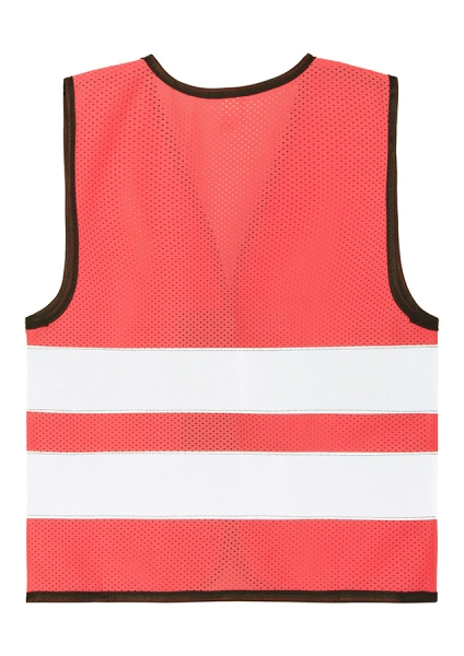 Korntex® Kinder Mesh Warnweste Korfu - Neonpink