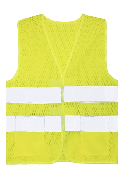 Korntex® Kinder Mesh Warnweste Korfu - Signal-Gelb