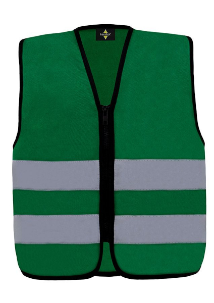 KORNTEX-Kinder-Warnschutzweste Aalborg, Farbe: waldgrün