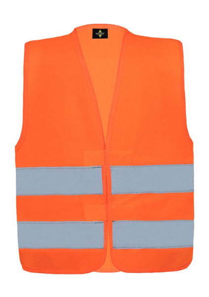 KORNTEX-Kinder-Warnschutzweste Aalborg, Farbe: signal-gelb/signal-orange