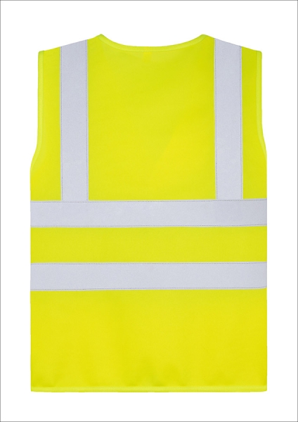 Korntex® Kinderwarnweste Esbjerg - Vier Reflexstreifen - Signal-Gelb
