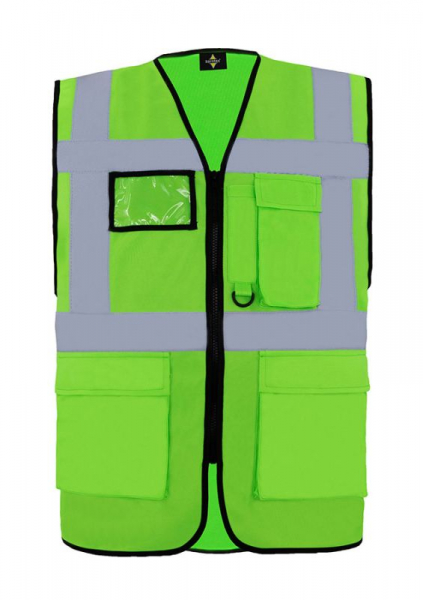 KORNTEX-Comfort Executive Multifunctional Safety Weste Hamburg, hellgrün
