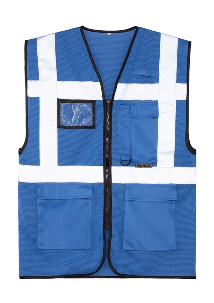Korntex® Mesh Multifunktionsweste Larisa - Blau