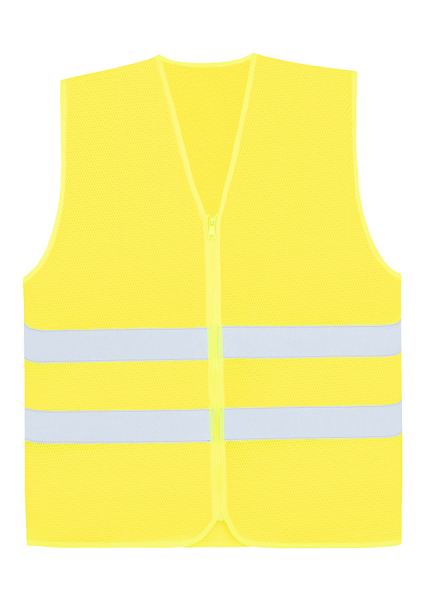 KORNTEX-Mesh-Warnweste Comfort-Fit Rhodes, mit Reißverschluss, signal-gelb