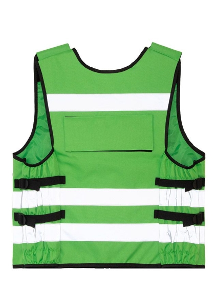 Korntex® Tactical Warnweste Stammheim - Elastischer Bund und 360° Sichtbarkeit - Grün