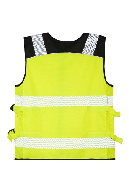 Korntex® Hi-Vis Mesh Motorrad Warnweste Naxos - Signal Gelb