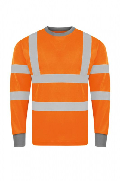 KORNTEX-Hi-Vis Poly-Cotton Long Sleeve Murcia, signal-orange