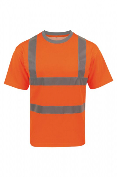 KORNTEX-Hi-Vis Poly-Cotton Shirt Barcelona, signal-orange