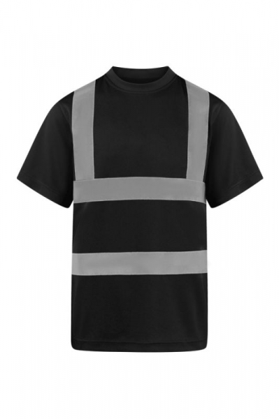 KORNTEX-Hi-Viz Warnschutz-T-Shirt, schwarz