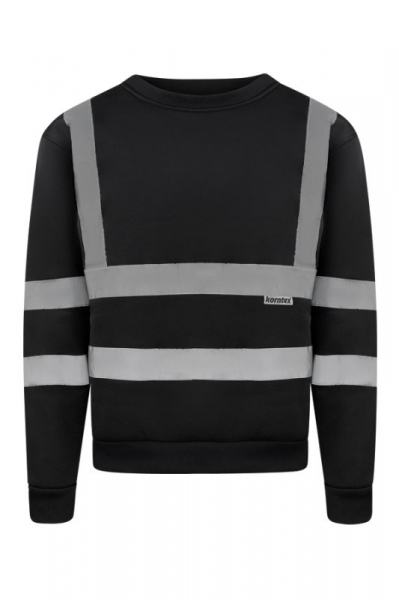 KORNTEX-Sweatshirt, schwarz