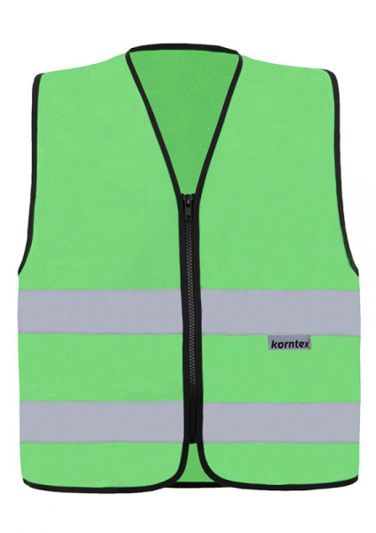 KORNTEX-Warnweste mit Reißverschluss, Cologne, Farbe: neongrün
