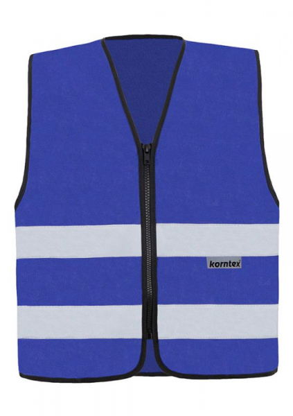 KORNTEX-Warnweste mit Reißverschluss, Cologne, Farbe: königsblau