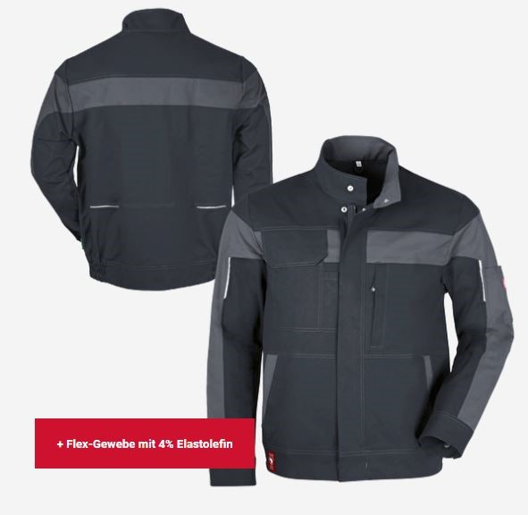 Teamdress-Bundjacke ecoFlex schwarz/grau