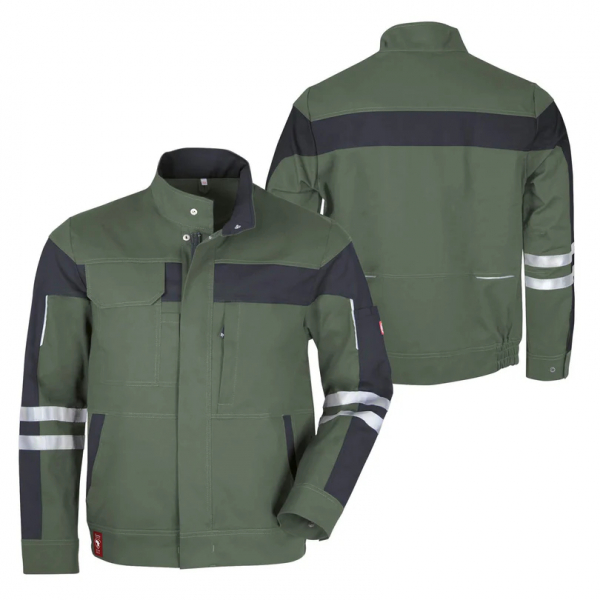 Teamdress-Bundjacke ecoFlex +Refl. 17353 oliv/schwarz