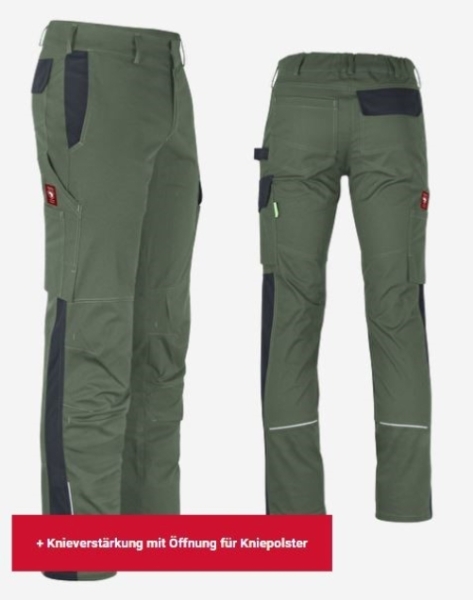 Teamdress-Bundhose ecoFlex oliv/schwarz