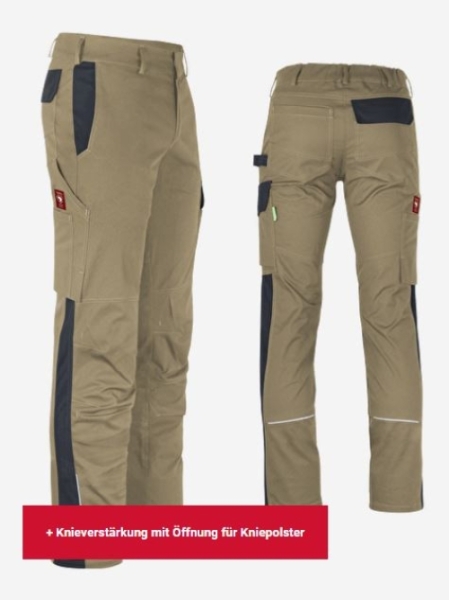 Teamdress-Bundhose ecoFlex sahara/schwarz