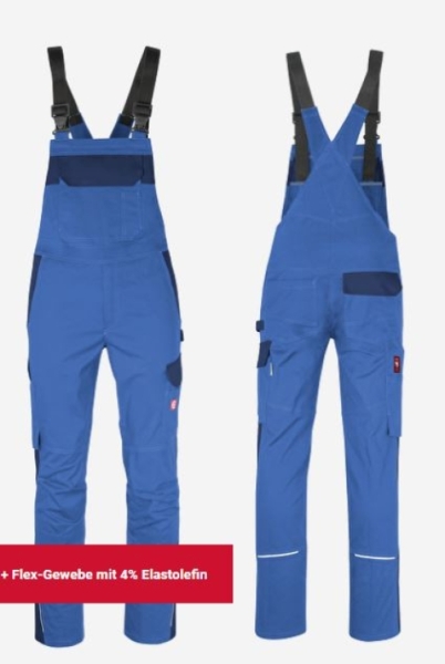 Teamdress-Latzhose ecoFlex blau/marine