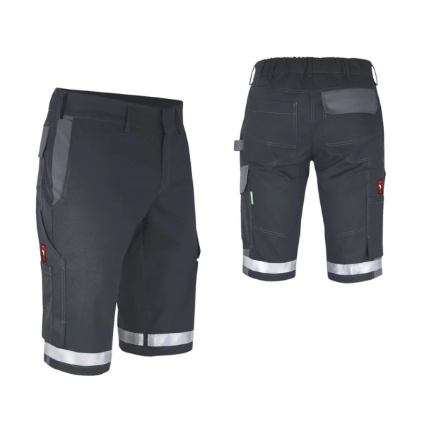 Teamdress-Shorts ecoFlex +Refl. 17353 schwarz/grau