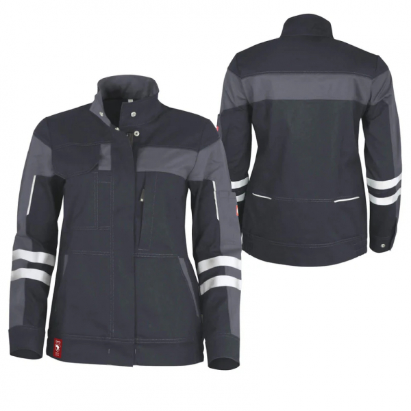 Teamdress-Damenjacke ecoFlex +Refl. 17353 schwarz/grau
