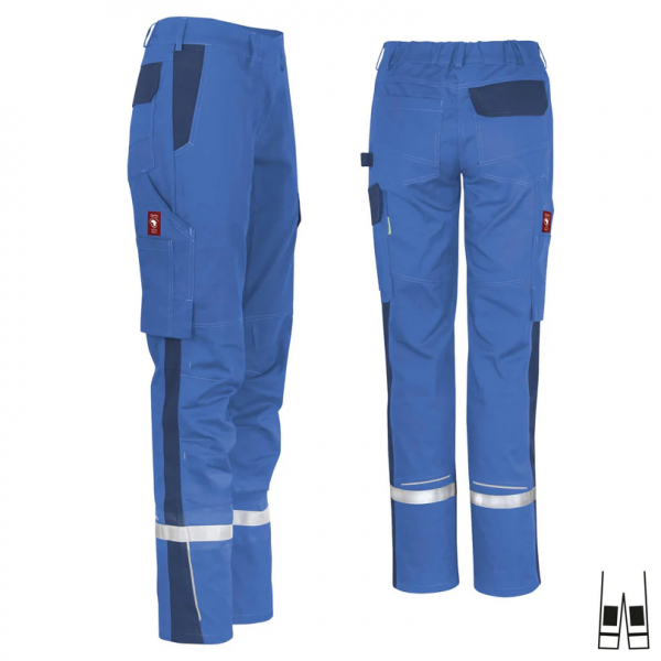 Teamdress-Damenhose ecoFlex +Refl. 17353 blau/marine