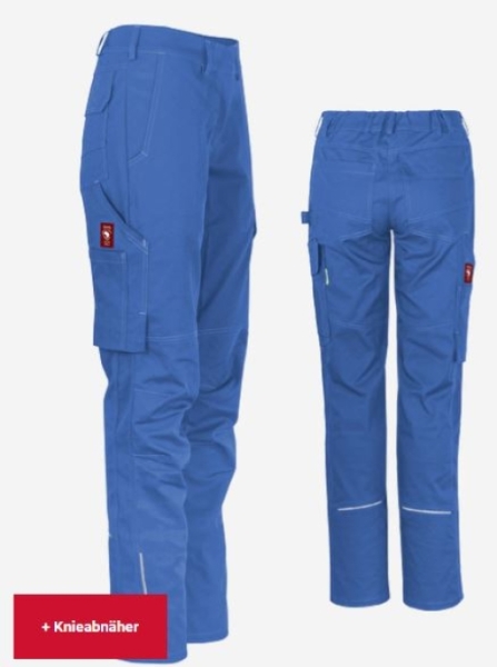Teamdress-Damenhose uni ecoFlex blau