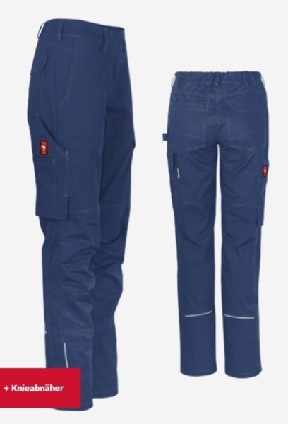 Teamdress-Damenhose uni ecoFlex marine