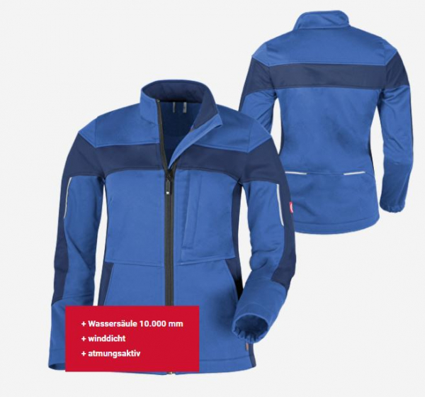 Teamdress-Damen-Softshelljacke ecoFlex blau/marine