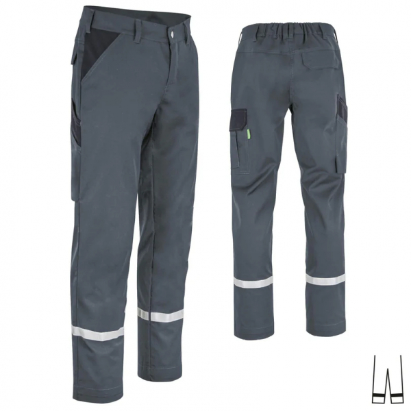 Teamdress-Bundhose ecoLight +Ref 17353 dunkelgrau/schwarz