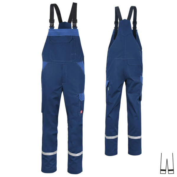 Teamdress-Latzhose ecoLight +Ref 17353 marine/blau