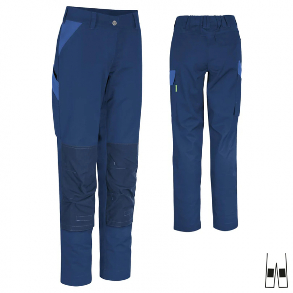 Teamdress-Damenhose ecoLight +KT marine/blau
