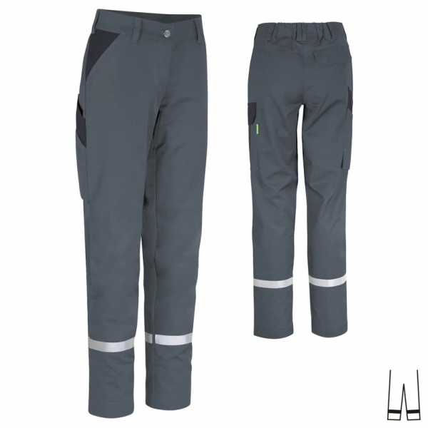 Teamdress-Damenhose ecoLight +Ref 17353 dunkelgrau/schwarz