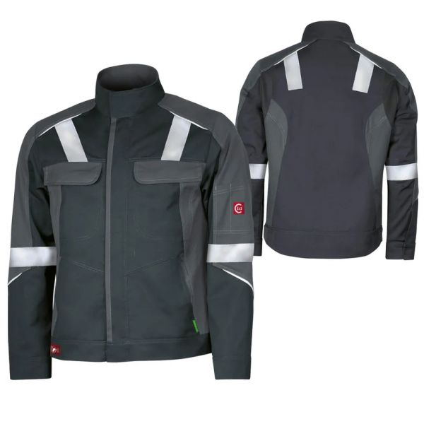 Teamdress-Jacke ecoRover +Refl. 17353 schwarz/grau