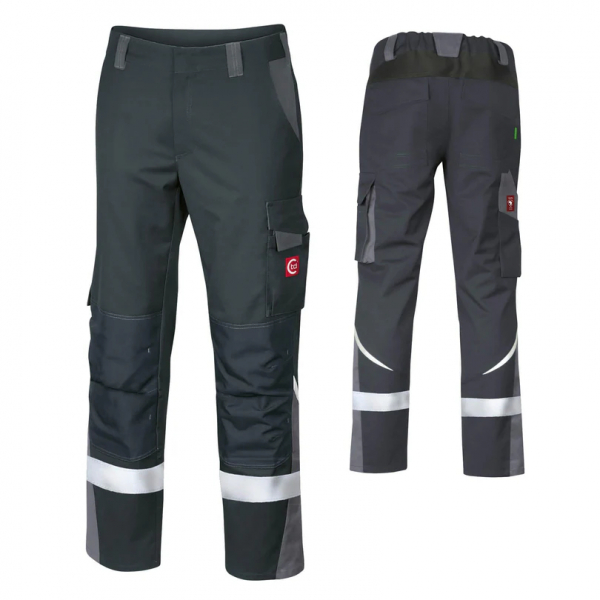 Teamdress-Bundhose ecoRover +Refl. 17353 schwarz/grau